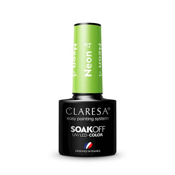 Claresa Lakier Hybrydowy NEON #4 5ml