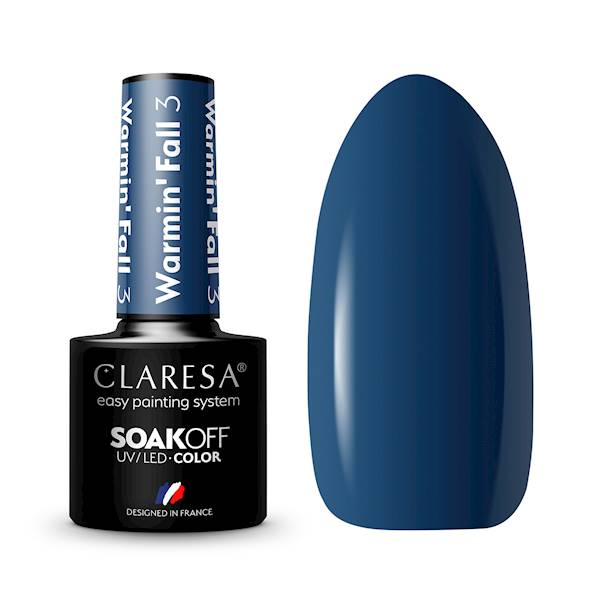 Claresa Lakier hybrydowy WARMIN' FALL 3- 5ml 