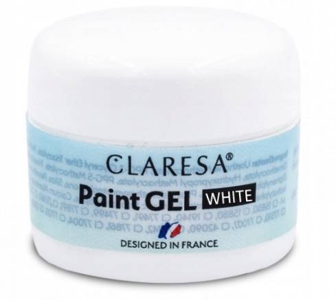 Claresa Paint Gel BIAŁY 5ml
