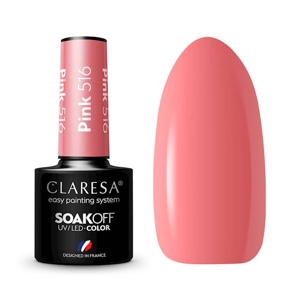 Claresa lakier hybrydowy PINK 516- 5ml