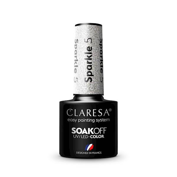 Claresa Lakier hybrydowy SPARKLE 5 5ml 