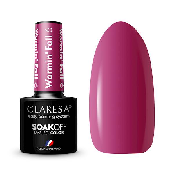 Claresa Lakier hybrydowy WARMIN' FALL 6- 5ml 