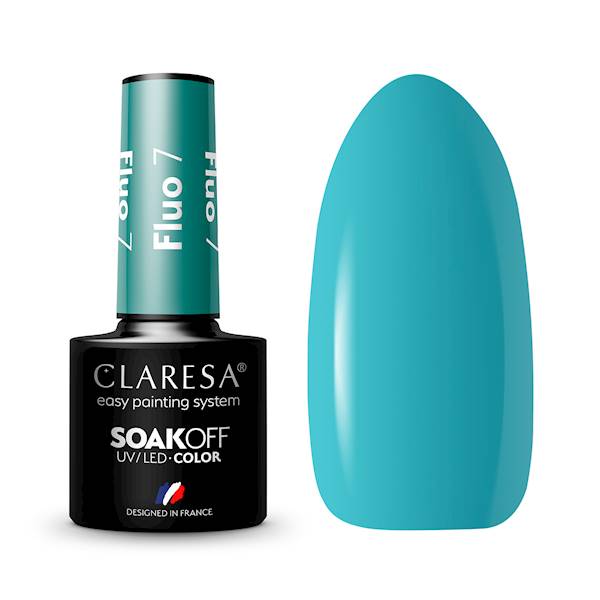 Claresa Lakier Hybrydowy FLUO #7 5ml