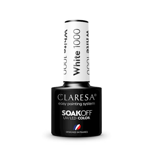 Claresa Lakier hybrydowy WHITE 1000 5ml 