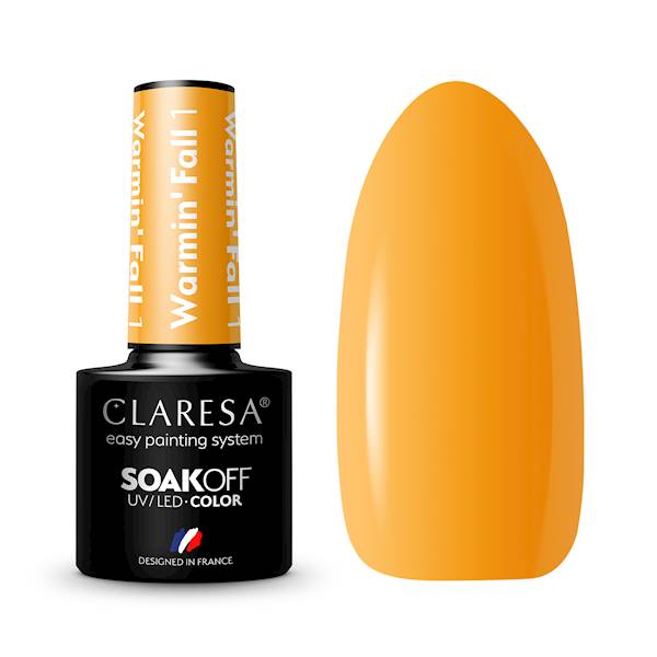 Claresa Lakier hybrydowy WARMIN' FALL 1-5ml 