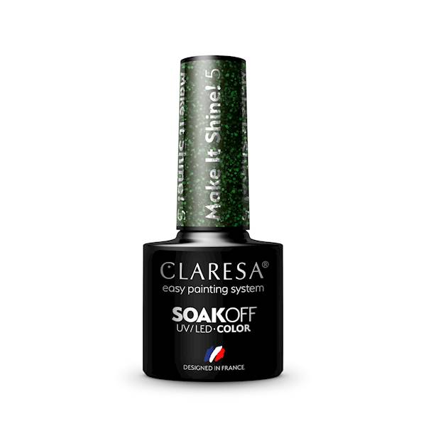 Claresa Lakier hybrydowy MAKE IT SHINE 5 5ml 