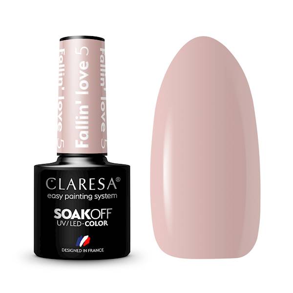 Claresa Lakier Hybrydowy Fallin' Love #5 5ml 