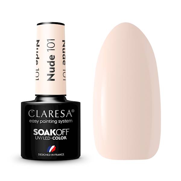 Claresa Lakier hybrydowy NUDE 101 5ml 