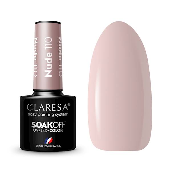 Claresa Lakier hybrydowy NUDE 110 5ml 
