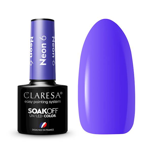 Claresa Lakier Hybrydowy NEON #6 5ml
