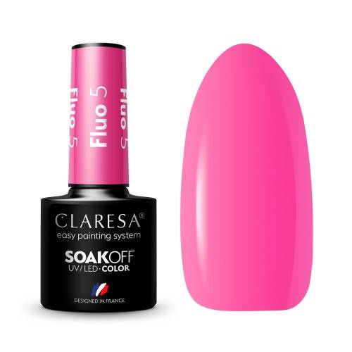 Claresa Lakier Hybrydowy FLUO #5 5ml