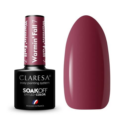 Claresa Lakier hybrydowy WARMIN' FALL 7- 5ml 