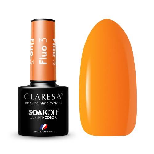 Claresa Lakier Hybrydowy FLUO #3 5ml