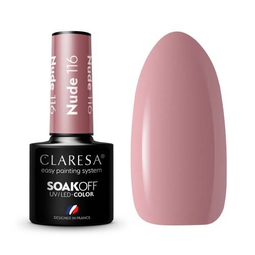 Claresa Lakier hybrydowy NUDE 116 5ml 