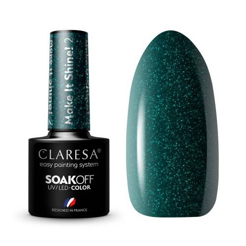 Claresa Lakier hybrydowy MAKE IT SHINE 2 5ml 