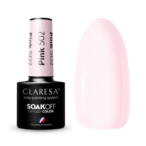 Claresa Lakier hybrydowy PINK 502-5ml 