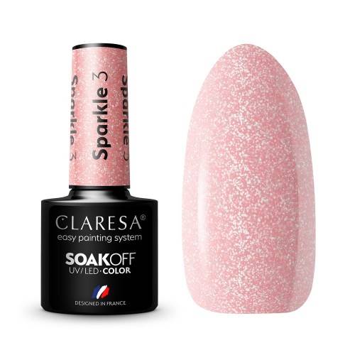 Claresa Lakier hybrydowy SPARKLE 3 5ml 