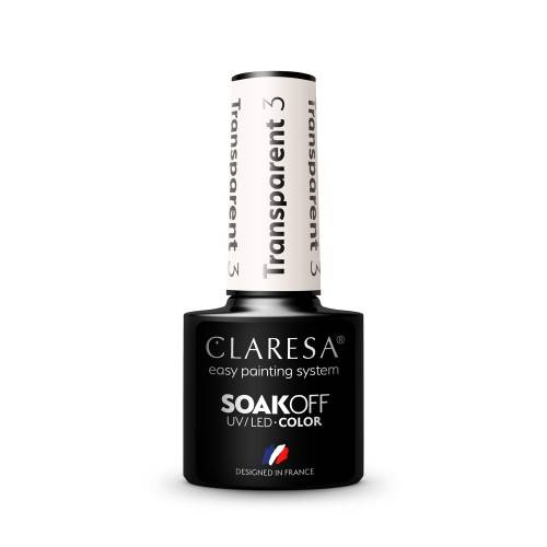 Claresa Lakier hybrydowy TRANSPARENT  3 5ml 