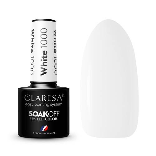 Claresa Lakier hybrydowy WHITE 1000 5ml 