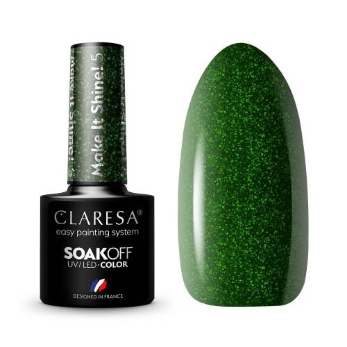 Claresa Lakier hybrydowy MAKE IT SHINE 5 5ml 