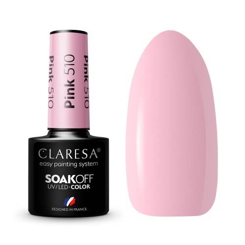 Claresa lakier hybrydowy PINK 510- 5ml