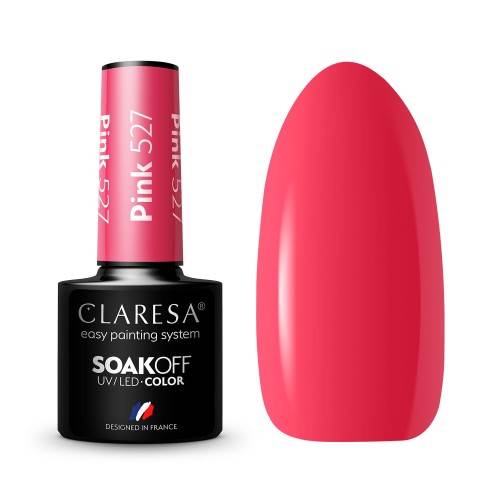 Claresa lakier hybrydowy PINK 527- 5ml