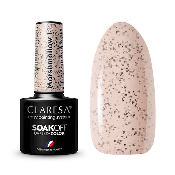 Claresa Lakier hybrydowy MARSHMALLOW 14 5ml
