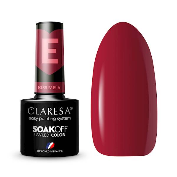 Claresa Lakier hybrydowy Kiss Me 6-5ml