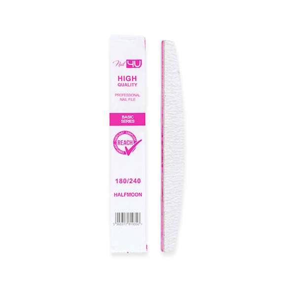 Pilnik Nail4u Basic III Łódka 180/240 papierowe opakowanie! (komplet 25szt)