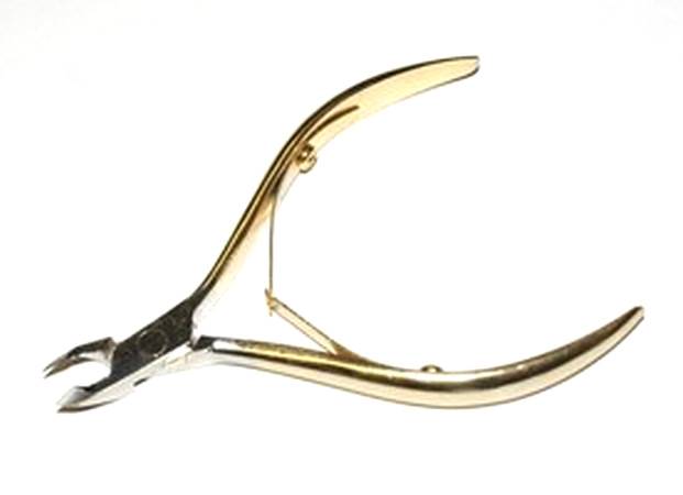 Cążki do skórek złote 4mm C07
