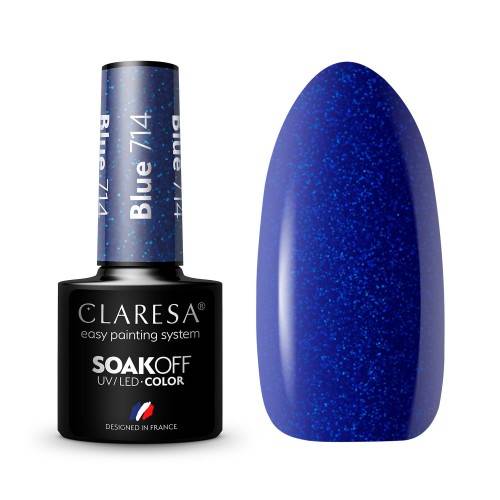 Claresa Lakier hybrydowy BLUE 714 5ml