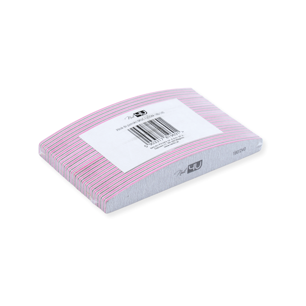Pilnik Nail4u Basic Łódka Naked 180/240 (komplet 25szt.)
