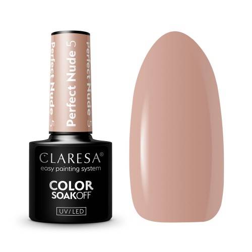 Claresa Lakier hybrydowy PERFECT NUDE 5 5ml