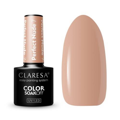 Claresa Lakier hybrydowy PERFECT NUDE 7 5ml