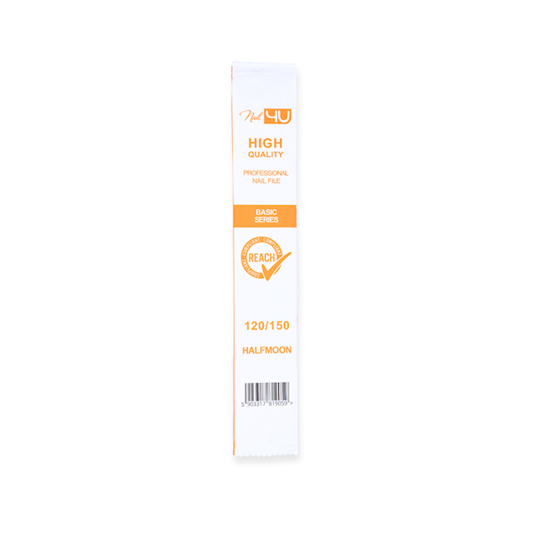 Pilnik Nail4U BASIC III Łódka 120/150 papierowe opakowanie (komplet 250 sztuk)