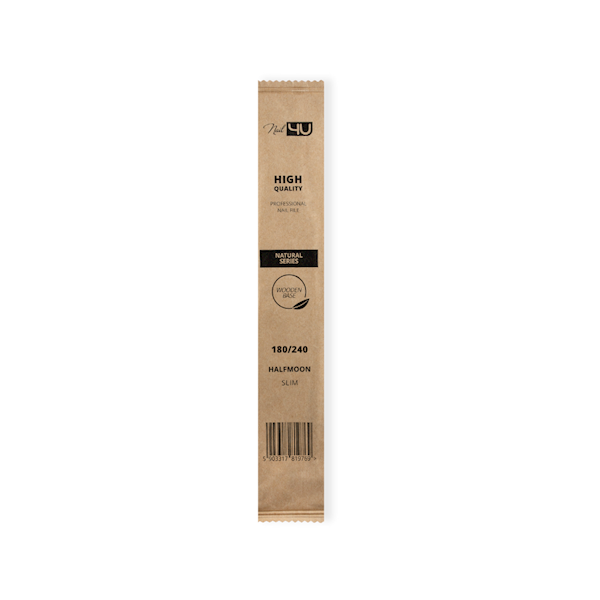 Pilnik Nail4u NATURAL Slim II Łódka 180/240 (komplet 250szt)