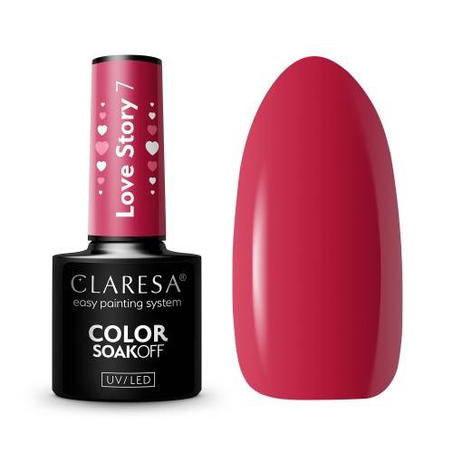 Claresa Lakier hybrydowy LOVE STORY 7- 5ml