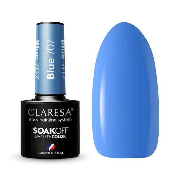 Claresa Lakier hybrydowy BLUE 707- 5ml