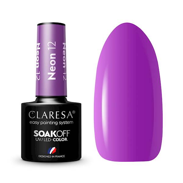Claresa Lakier Hybrydowy NEON #12 5ml