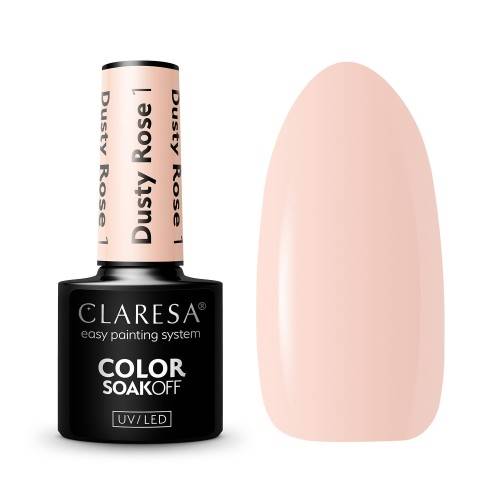Claresa Lakier hybrydowy DUSTY ROSE 1 5ml