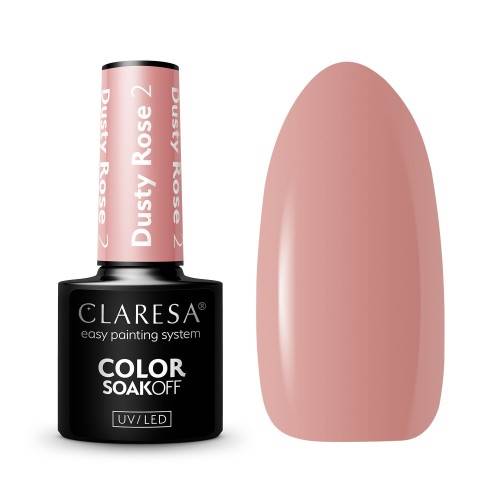 Claresa Lakier hybrydowy DUSTY ROSE 2 5ml