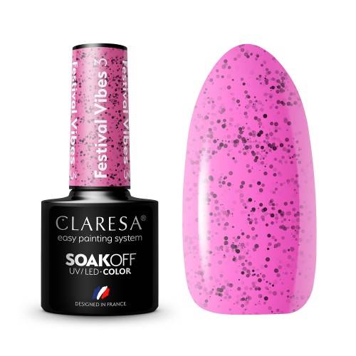 Claresa Lakier hybrydowy FESTIVAL VIBES 3 5ml
