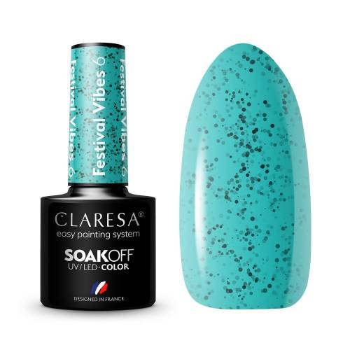 Claresa Lakier hybrydowy FESTIVAL VIBES 6 5ml