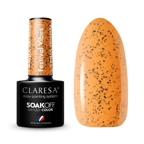 Claresa Lakier hybrydowy FESTIVAL VIBES 1 5ml