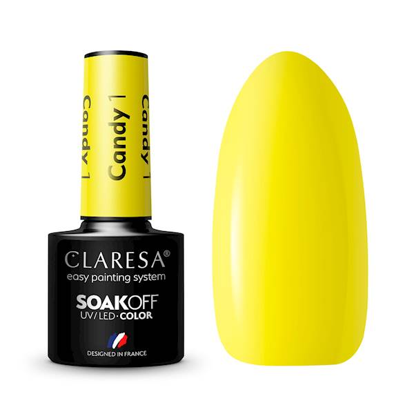 Claresa lakier hybrydowy CANDY 1 - 5ml