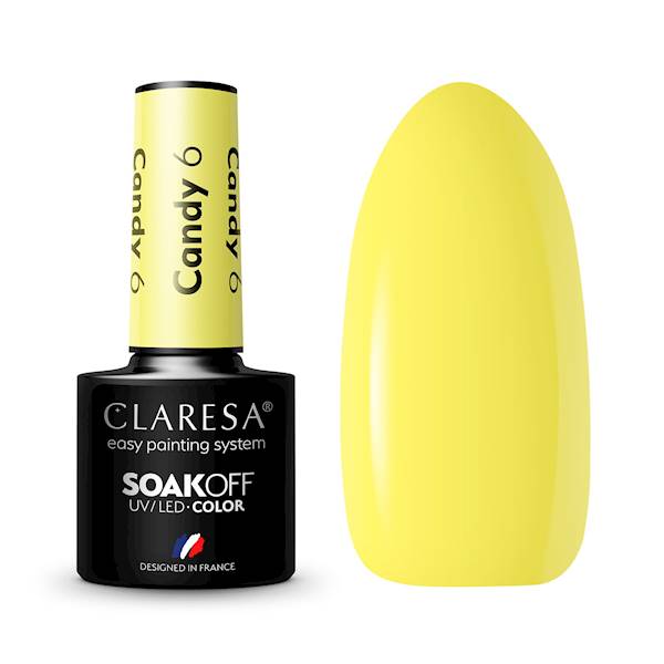 Claresa lakier hybrydowy CANDY 6- 5ml