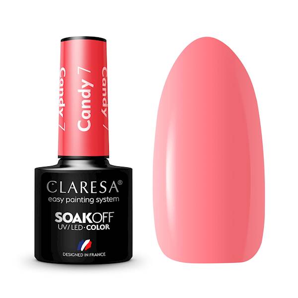 Claresa lakier hybrydowy CANDY 7- 5ml