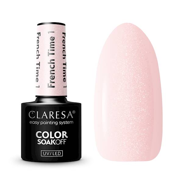 Claresa lakier hybrydowy French Time 1- 5ml