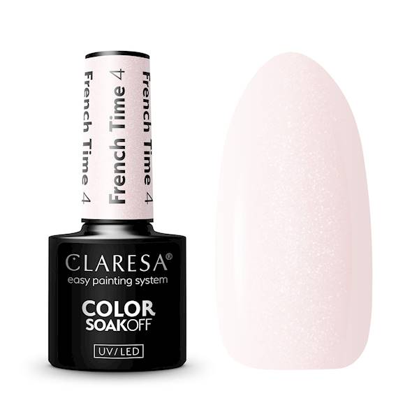 Claresa lakier hybrydowy French Time 4- 5ml