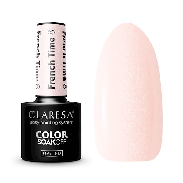 Claresa lakier hybrydowy French Time 8- 5ml